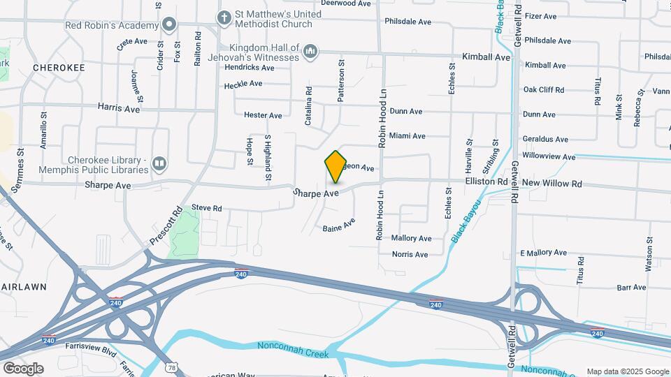 3620 Sharpe Ave Map and Location Details