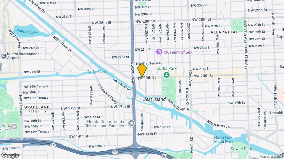 2586 NW 20th St Map and Location Details