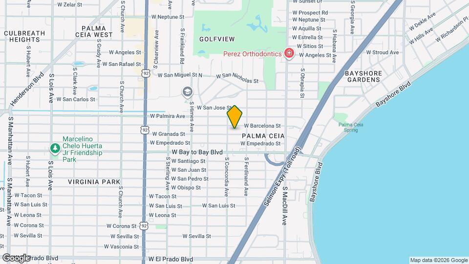 3313 W Granada St Map and Location Details