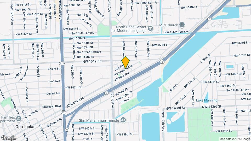 2054-2055 Washington Ave Map and Location Details