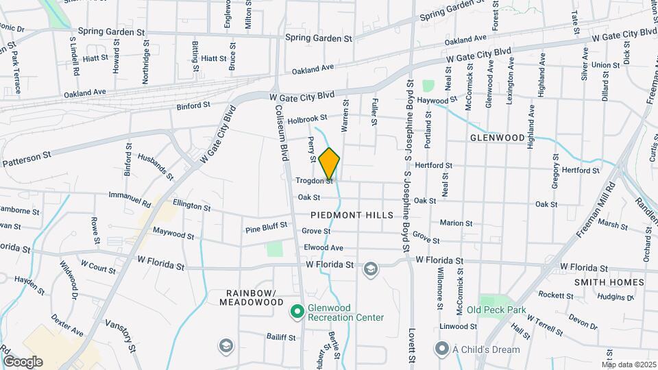 1803 Trogdon St Map and Location Details