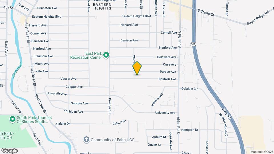 608 Baldwin Ave Map and Location Details