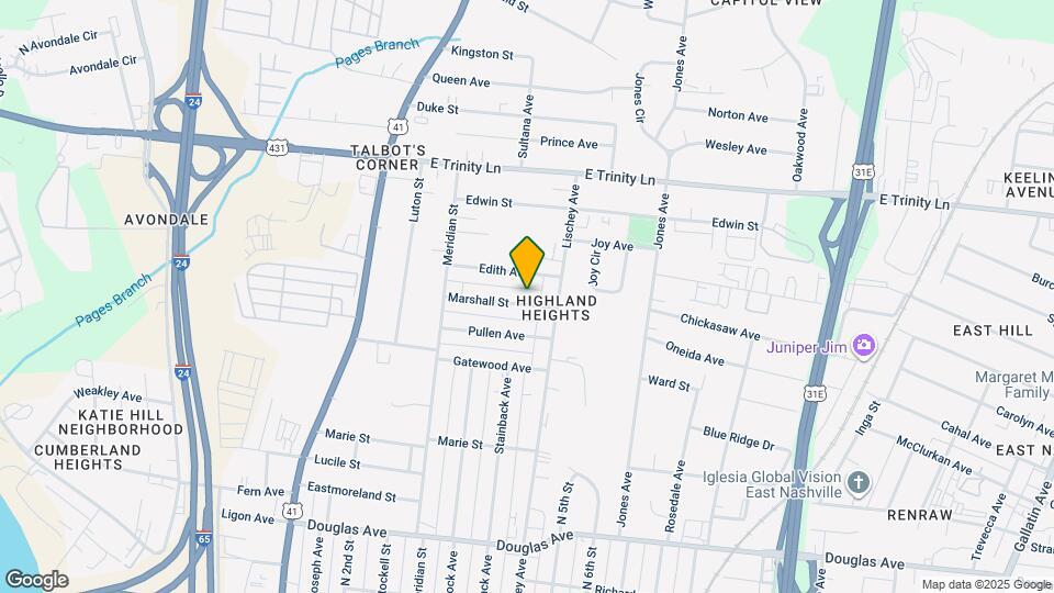 335 Marshall St Map and Location Details