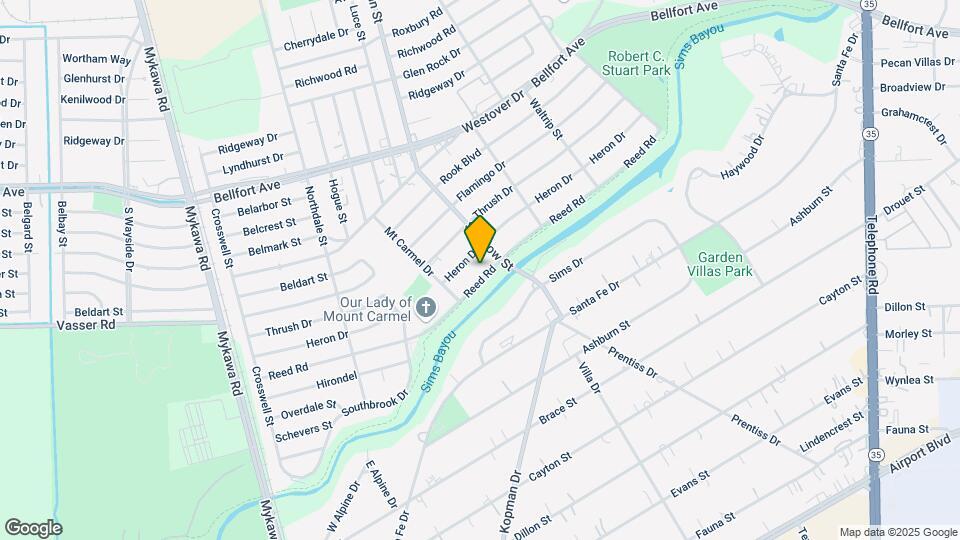 6831 Reed Rd Map and Location Details