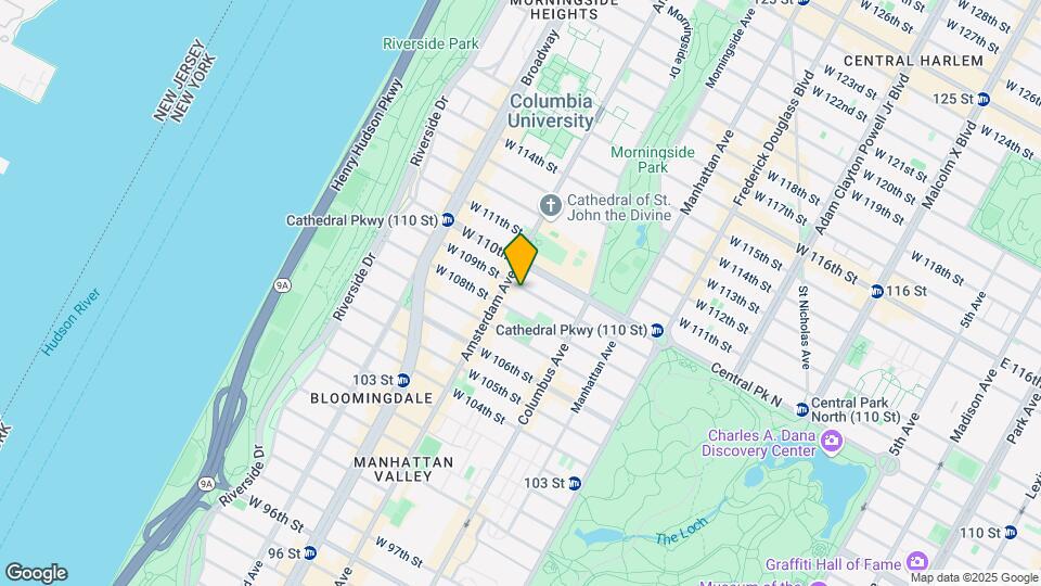 170 W 109th St Map and Location Details