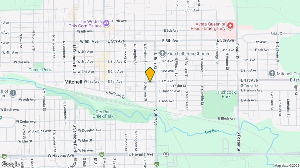 509 E 1st Ave Map and Location Details