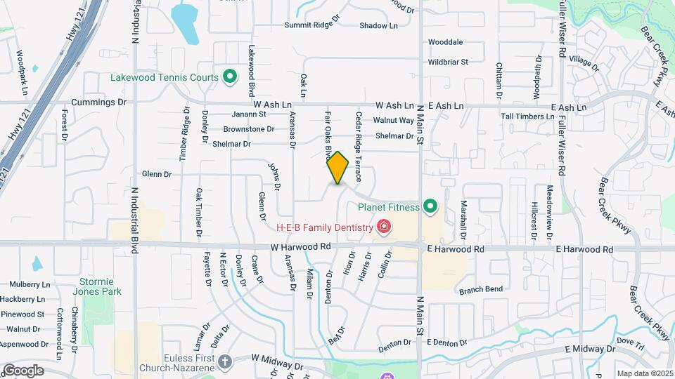 1213 Denton Dr Map and Location Details