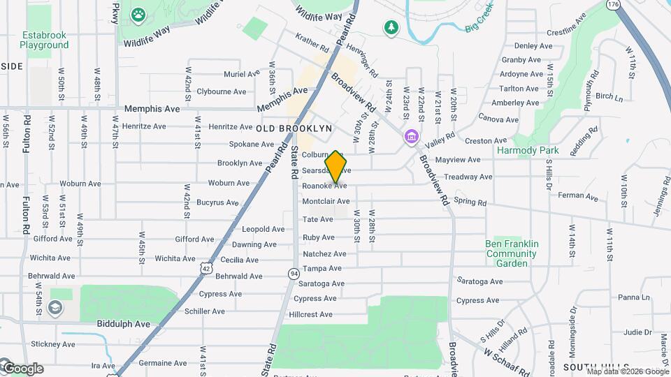 3113 Roanoke Ave Map and Location Details
