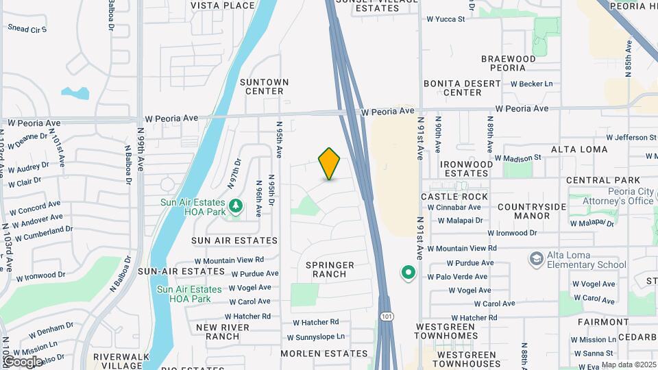9311 W Monroe St Mapa y Detalles de la Ubicación