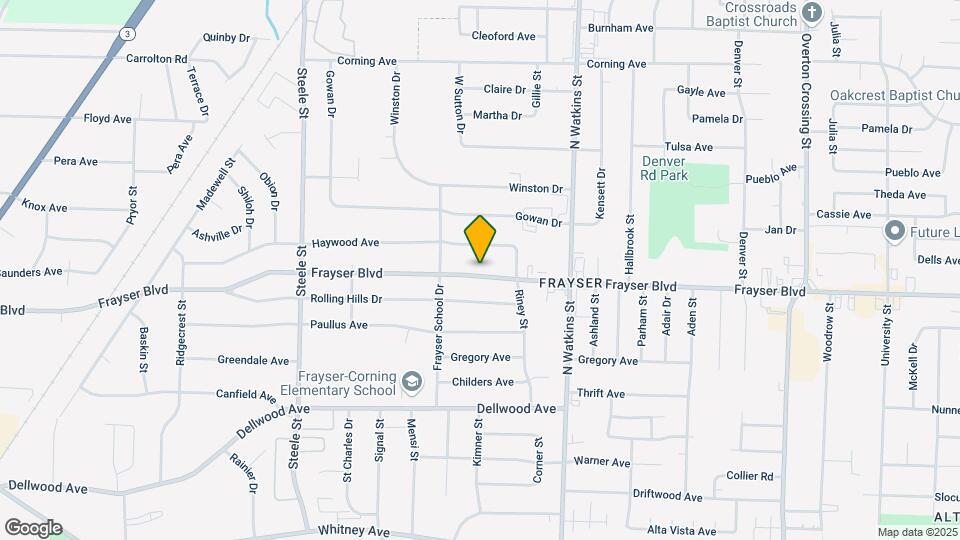 1692 Frayser Blvd Map and Location Details