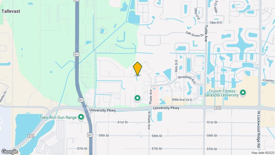 3120 Oriole Dr, Unit 104 Mapa y Detalles de la Ubicación