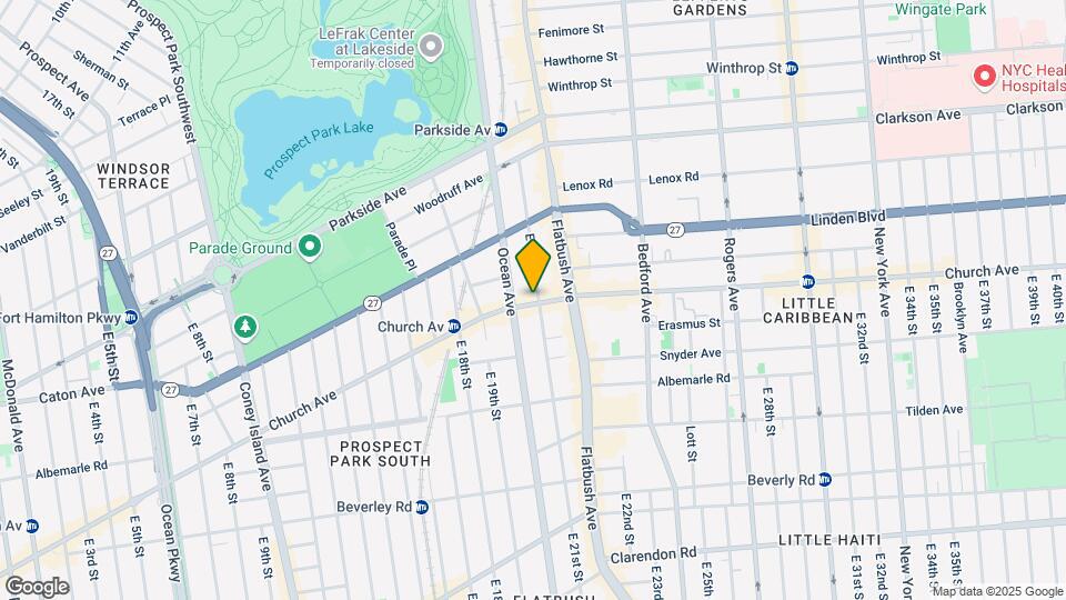 2017-2025 Church Ave Map and Location Details