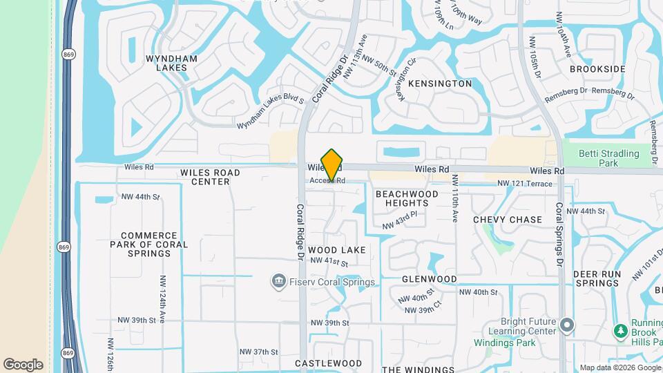 11565 NW 45th St Map and Location Details