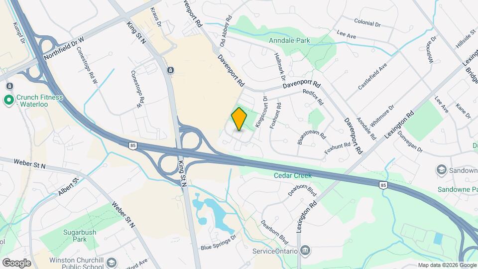 425 Kingscourt Dr Map and Location Details