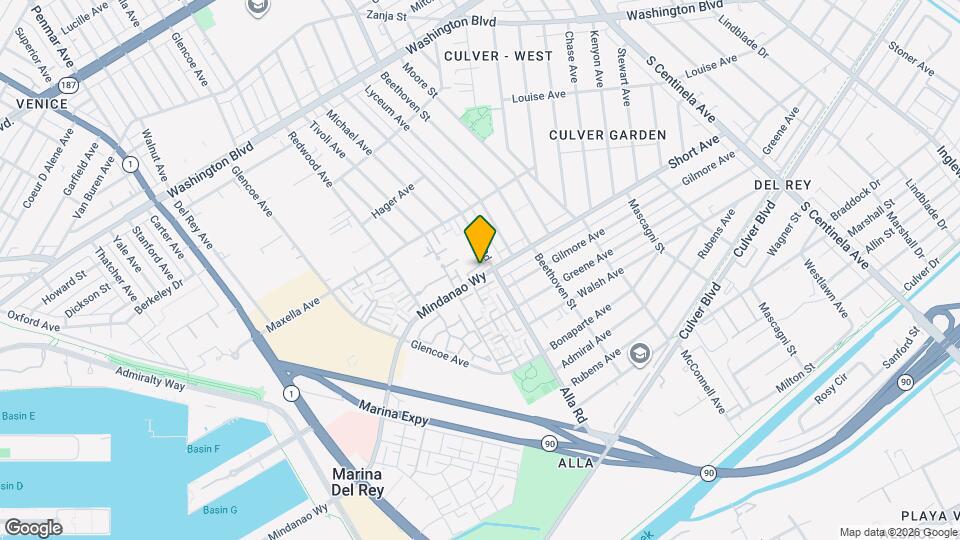 13011 Mindanao Wy Map and Location Details