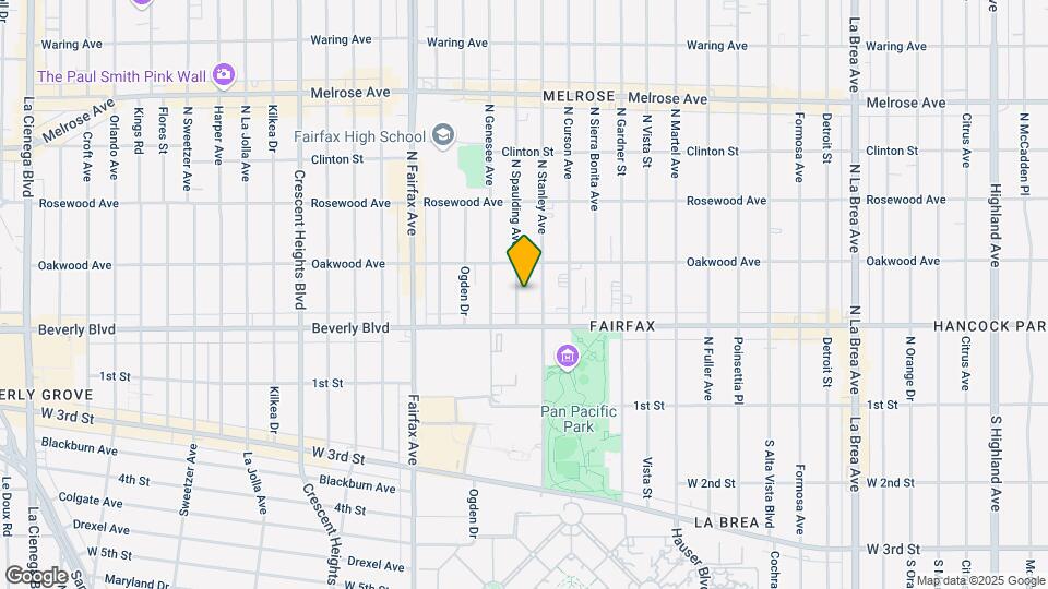 336 N Spaulding Ave Map and Location Details