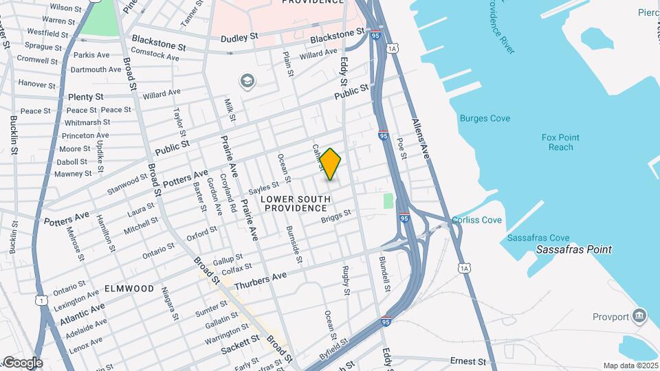 406 Cahill St, Unit 1 Map and Location Details