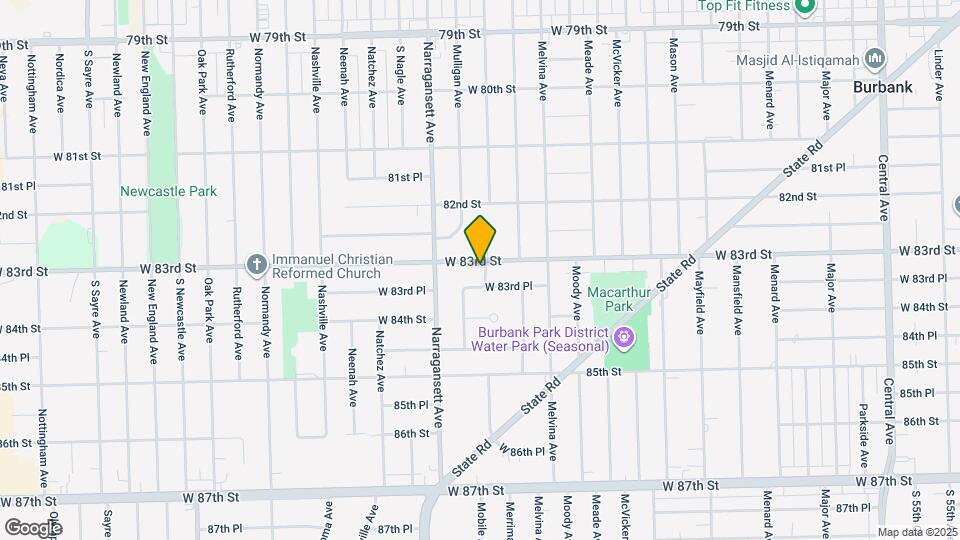 6309 W 83rd St Map and Location Details