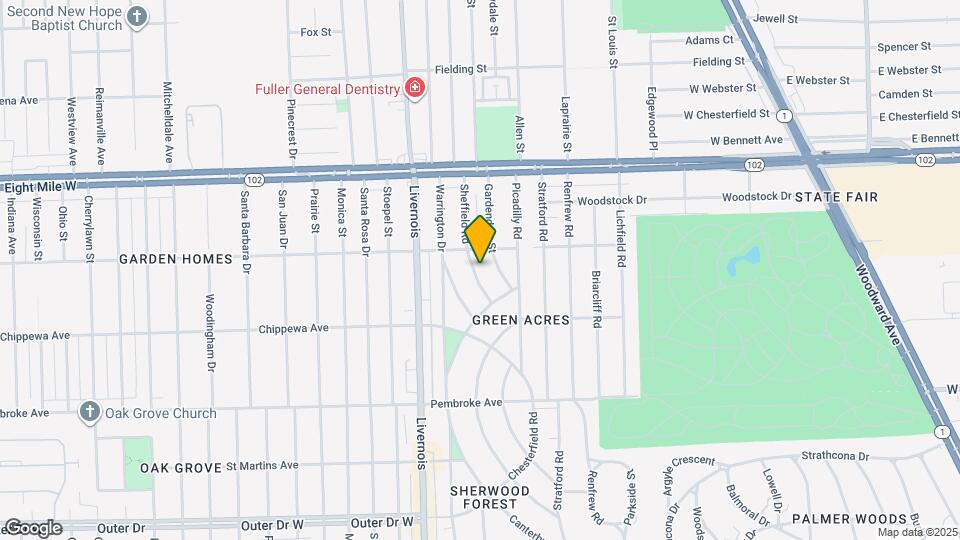 20172 Sheffield Rd Map and Location Details