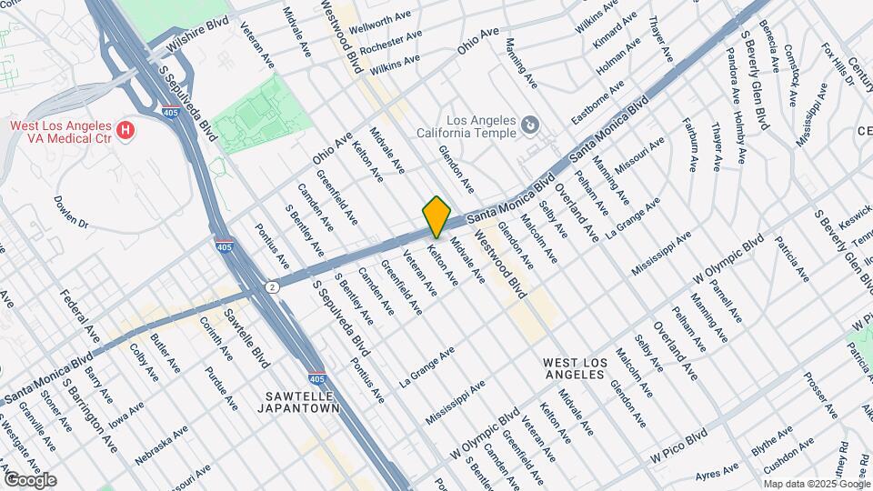 1818 Kelton Ave, Unit 103 Mapa y Detalles de la Ubicación