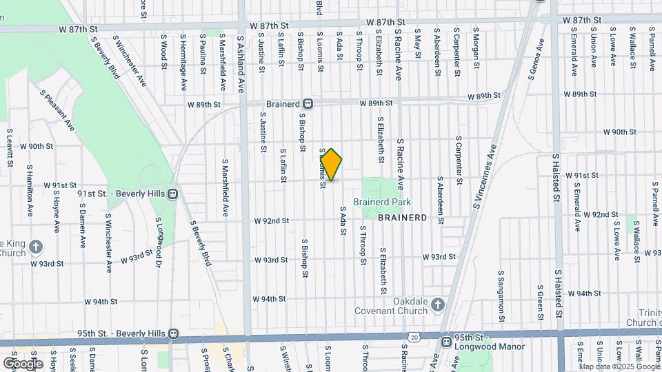 9101-9111 S Loomis St Map and Location Details