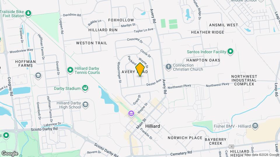 4265 Packard Dr Map and Location Details