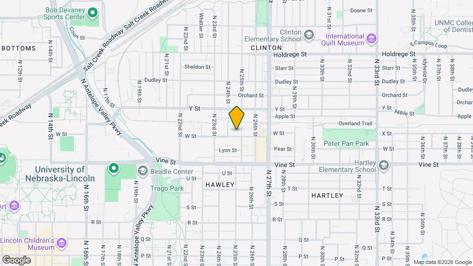 2424 W St Map and Location Details