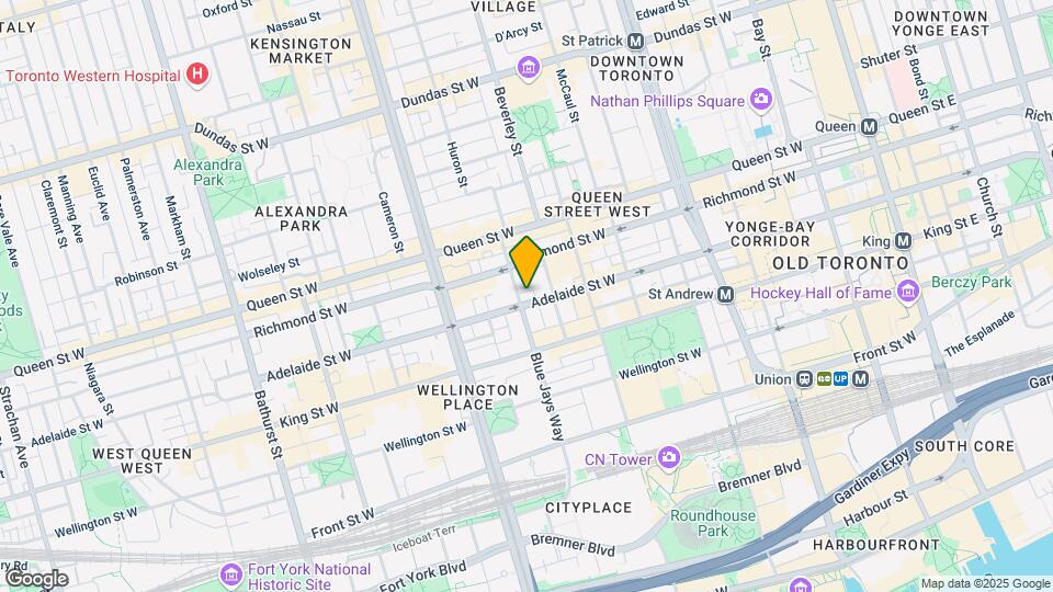 334 Adelaide St W Map and Location Details