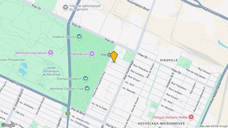 2656 Leclaire Rue Map and Location Details