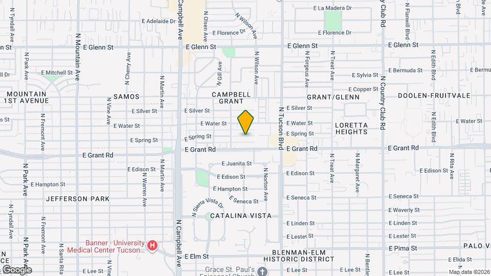 2230 E Spring St Map and Location Details