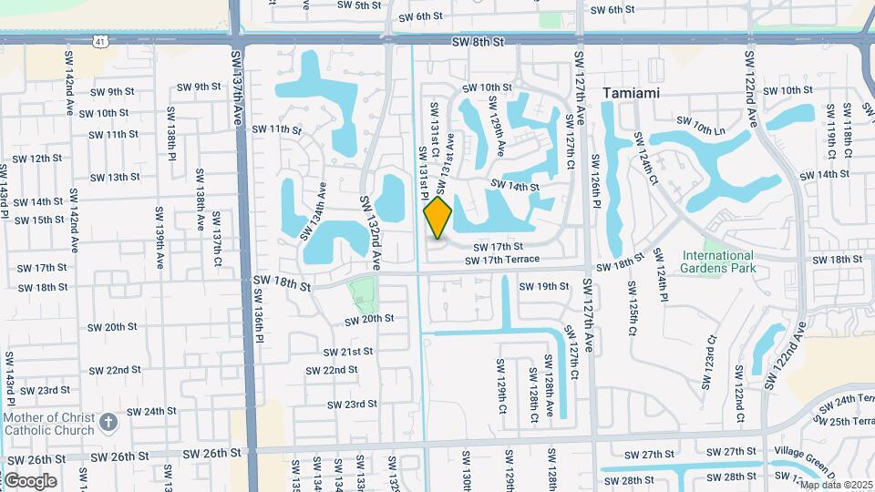 13121 SW 17th St-Unit -01 Map and Location Details