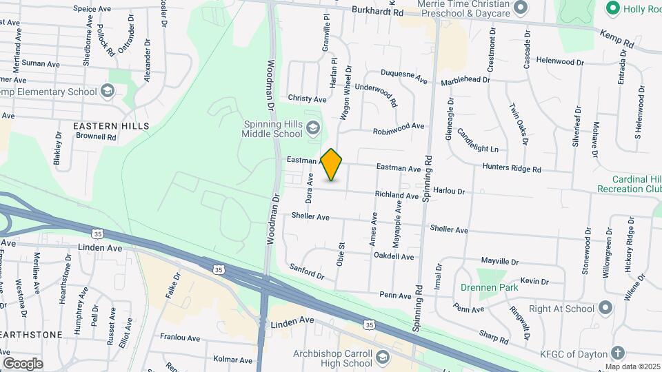 4335 Richland Ave Map and Location Details