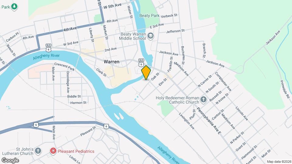 Conewango Towers Map and Location Details