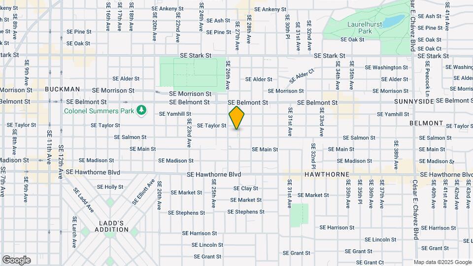 1117 SE 27th Ave Map and Location Details
