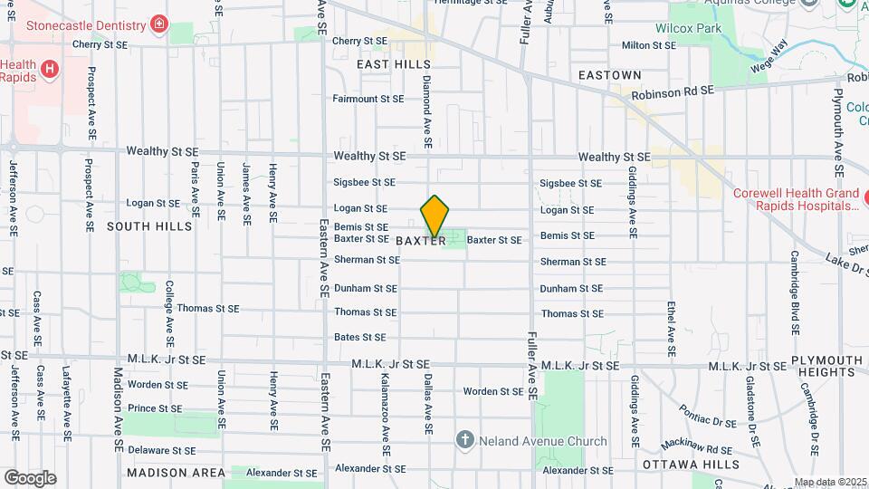 1008 Baxter St SE, Unit #1 Map and Location Details