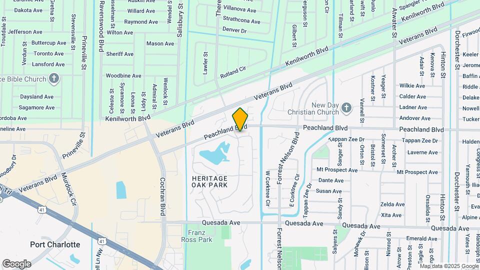 1651 Red Oak Ln Map and Location Details