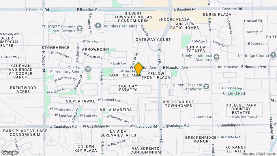 1109 N Oak Ct Map and Location Details