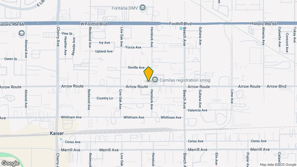 15082 Arrow Blvd Map and Location Details