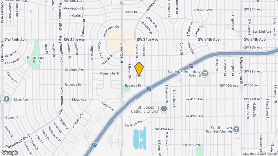 3609 S Lamar St Map and Location Details