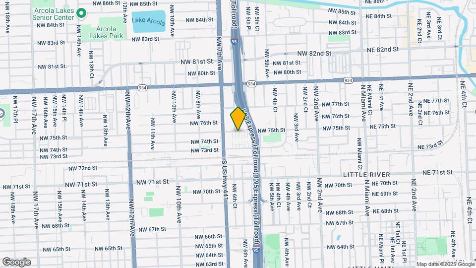 630 NW 75th St Map and Location Details