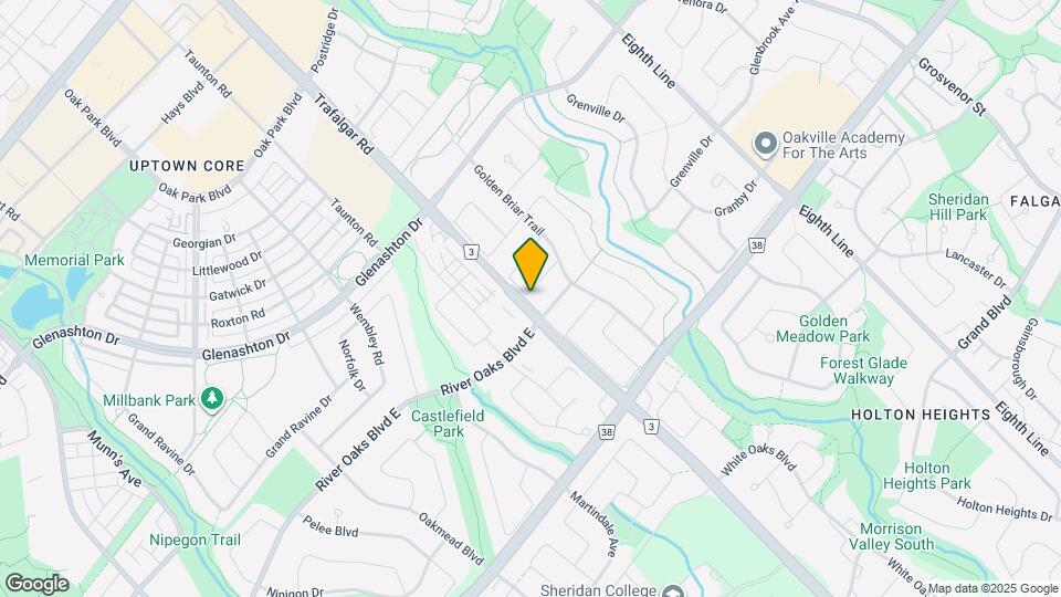 327 Evergreen Crescent Map and Location Details