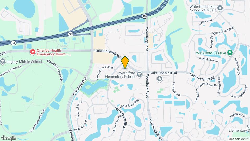 12702 Whiterapids Dr Mapa y Detalles de la Ubicación