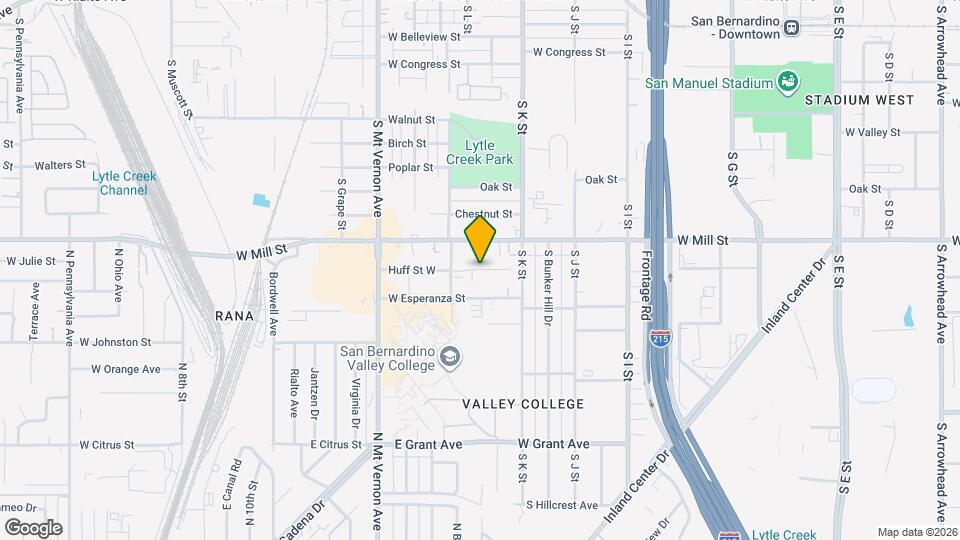 1164 1/2-and 1/2 Huff St W Map and Location Details