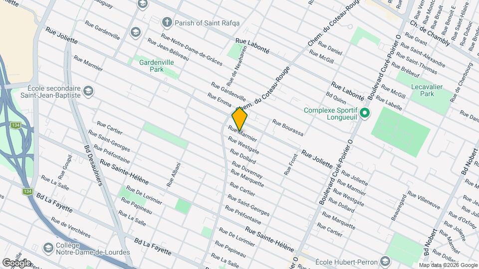 1550 Marmier Rue Map and Location Details