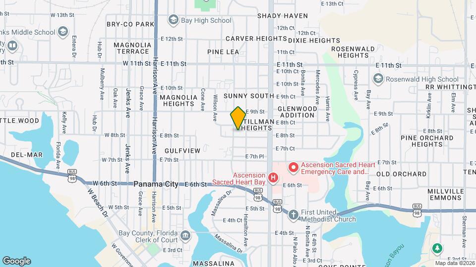 523 E 8th St Map and Location Details