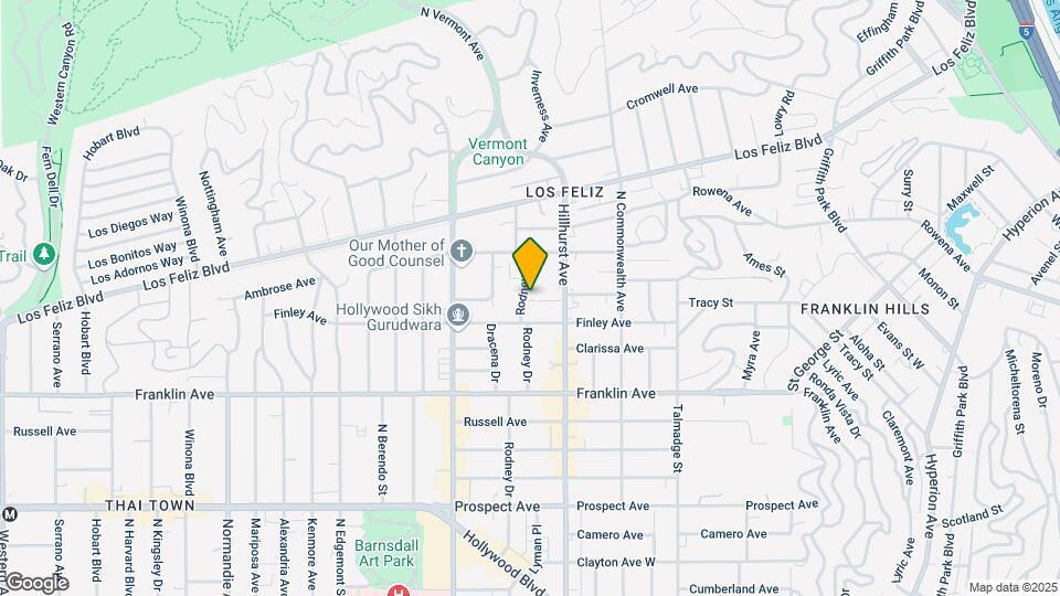 2028 Rodney Dr Map and Location Details