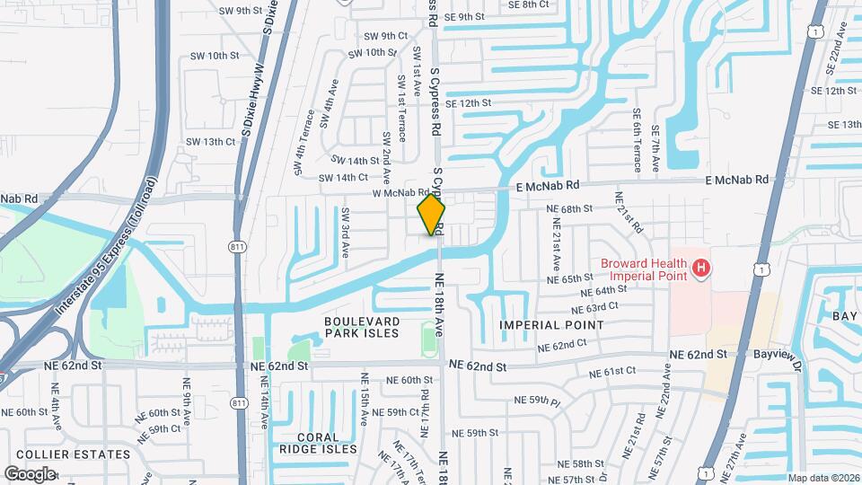 1711 S Cypress Rd Map and Location Details