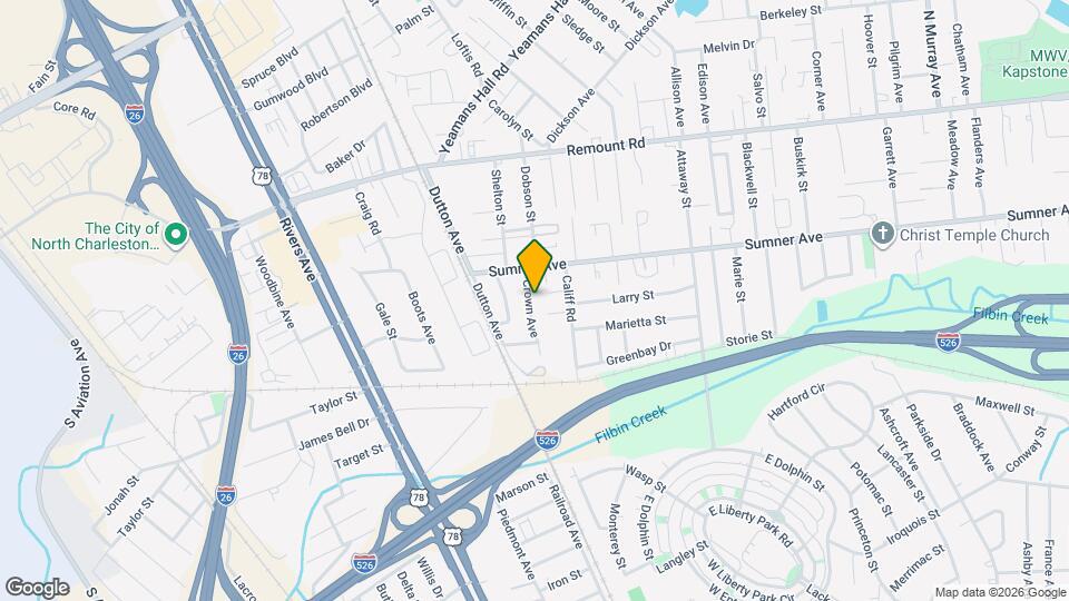 5464 Crown Ave Map and Location Details