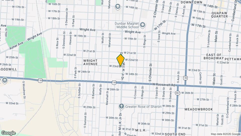 1511 W 23rd St Map and Location Details