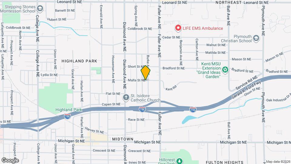 743 Burke Ave NE Map and Location Details